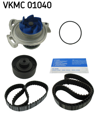 SKF VKMC 01040 Pompa acqua + Kit cinghie dentate